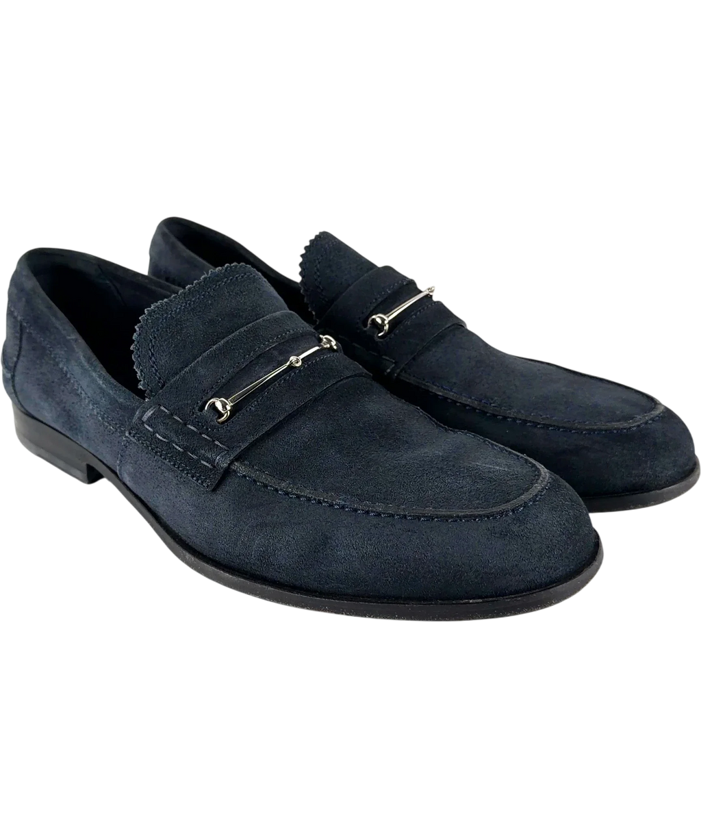 Gucci navy Colour, size UK 10 EU 44 👞 — front