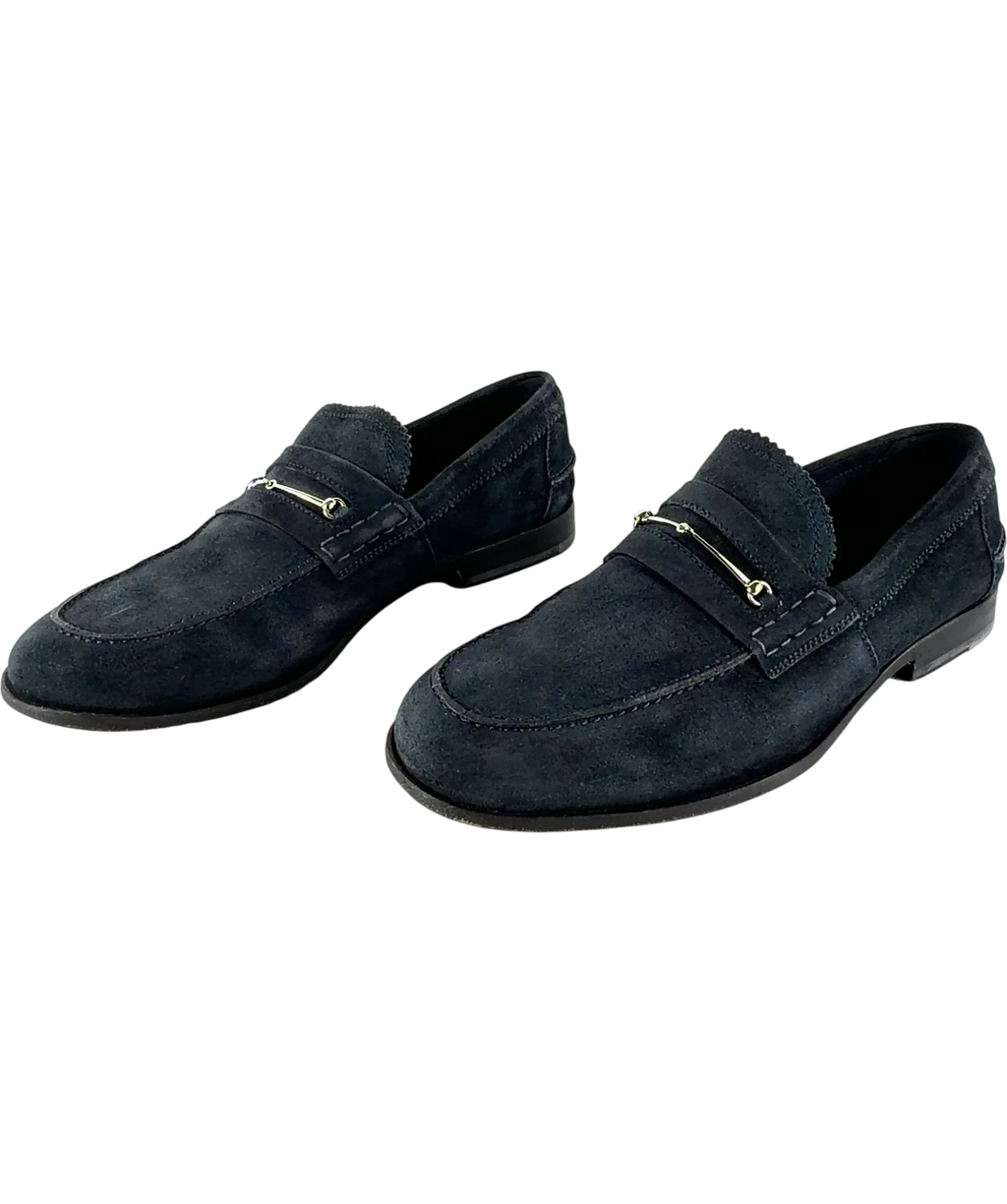 Gucci navy Colour, size UK 10 EU 44 👞 — label