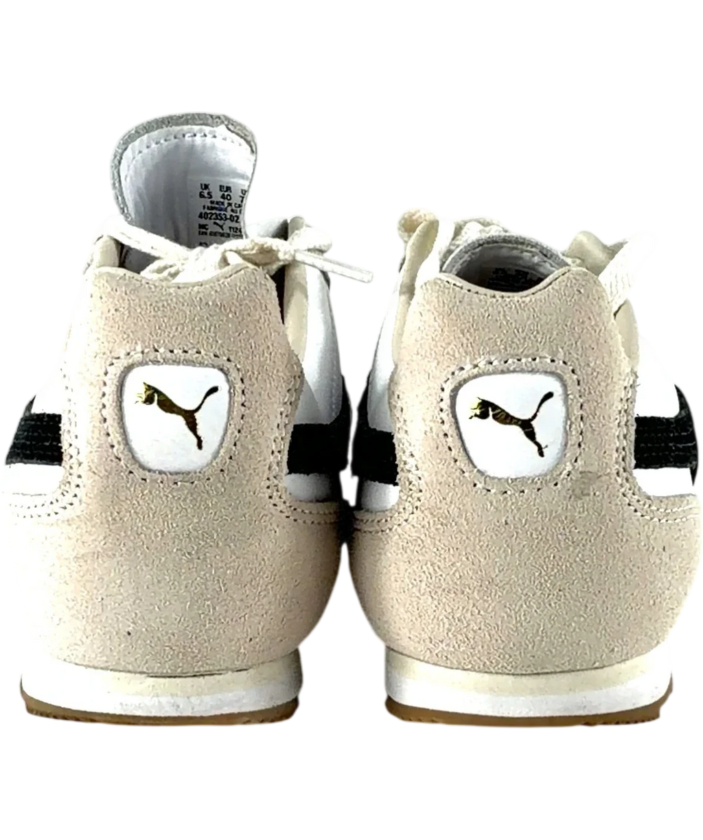Puma White Arizona Retro, size UK 6 EU 40 👞 — back