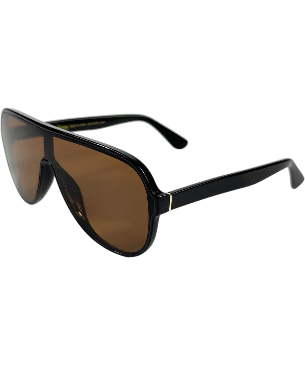 & OTHER STORIES Black Aviator Style Sunglasses — back