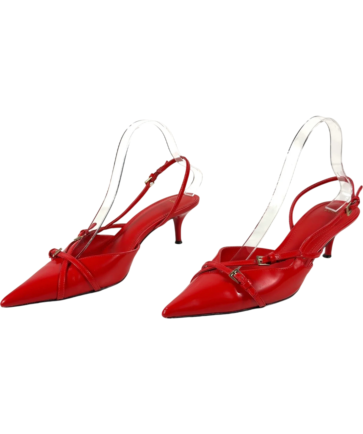 MANGO Red Colour, size UK 6 EU 39 👠 — label