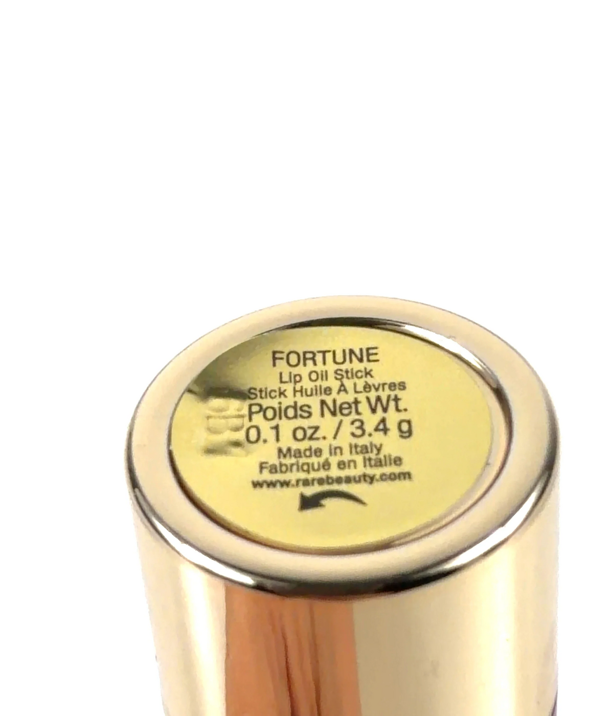 Rare Beauty FORTUNE Soft Pinch Lip Oil Stick, size 3.4g — care label