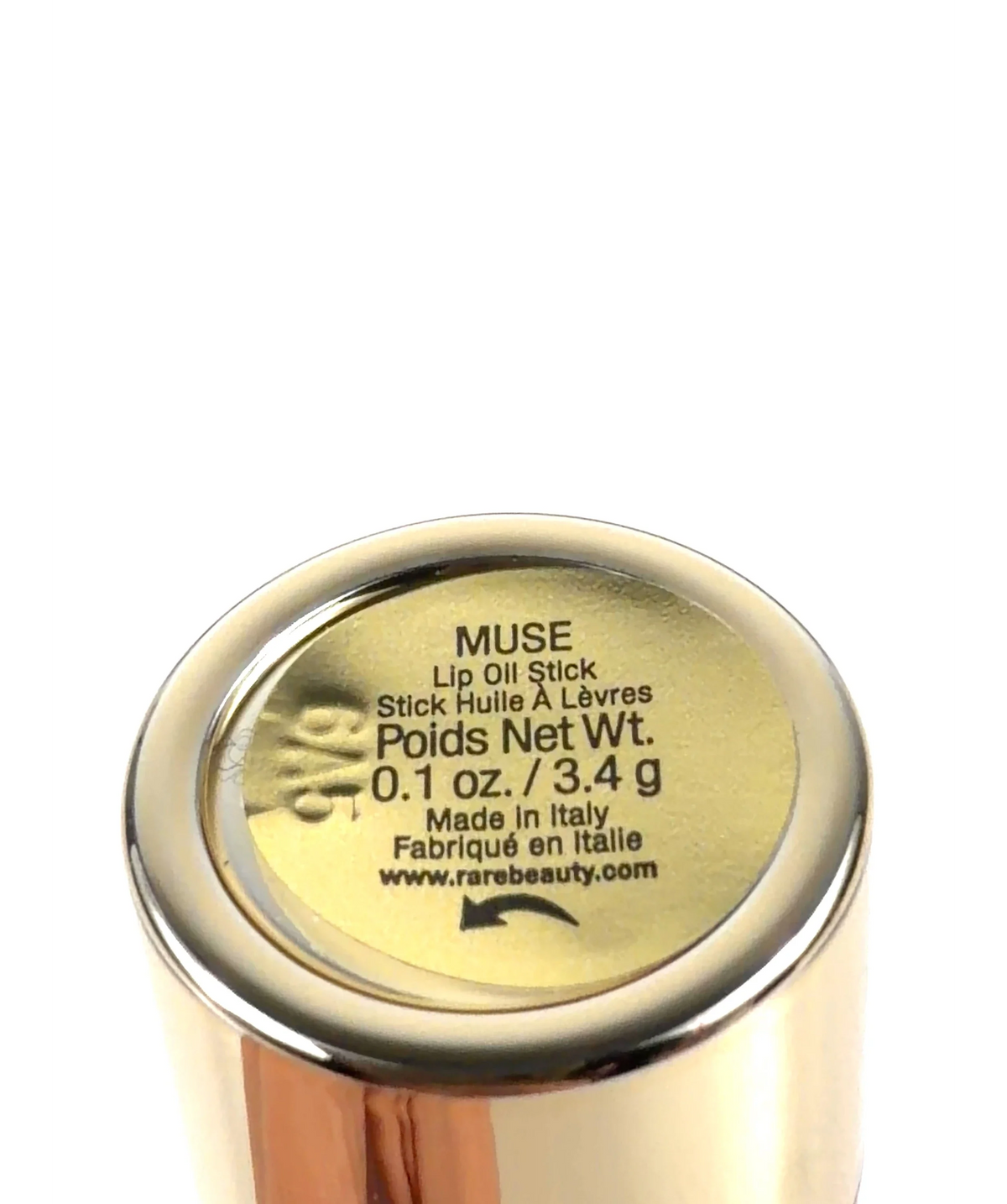 Rare Beauty MUSE Soft Pinch Lip Oil Stick, size 3.4g — care label