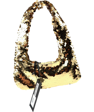 White Fox Kole Sequin Shoulder Bag Metallic