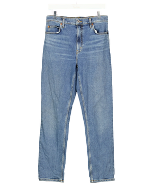 RE/DONE Blue  High Waist 70's Straight Leg Jeans W30