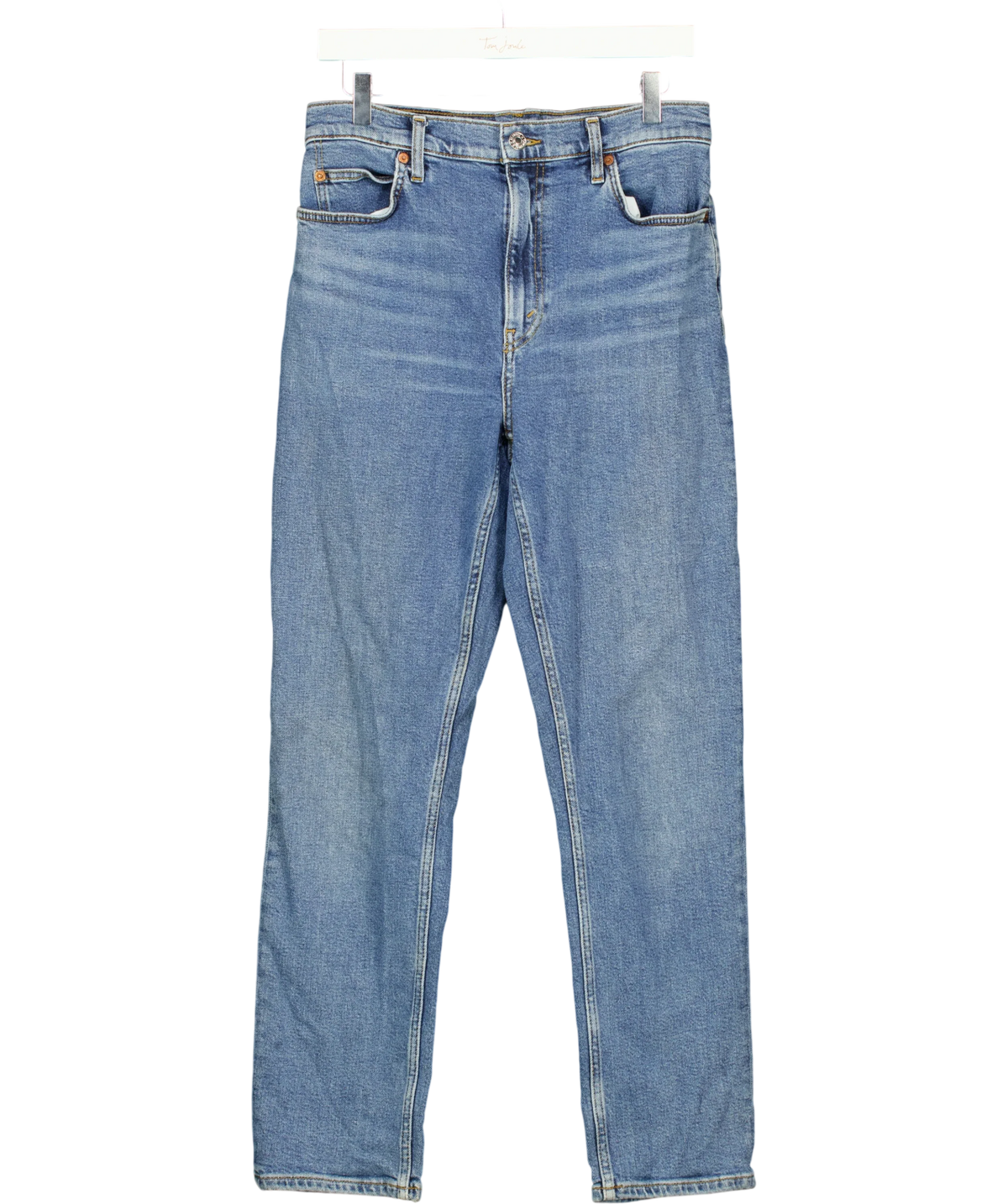 RE/DONE Blue Colour, size W30 — front