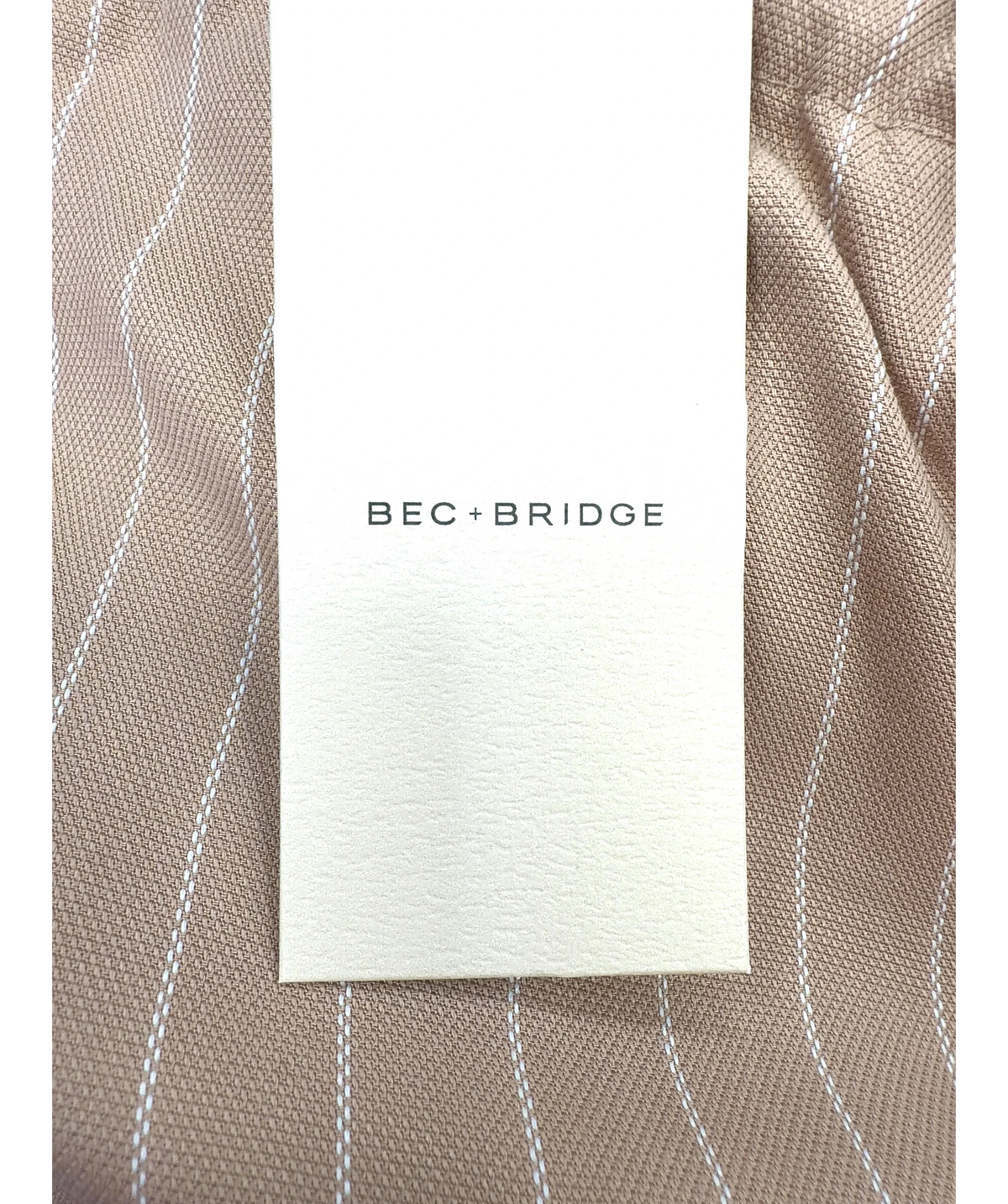 BEC+ BRIDGE camel Almeria Pant, size UK 10 — detail