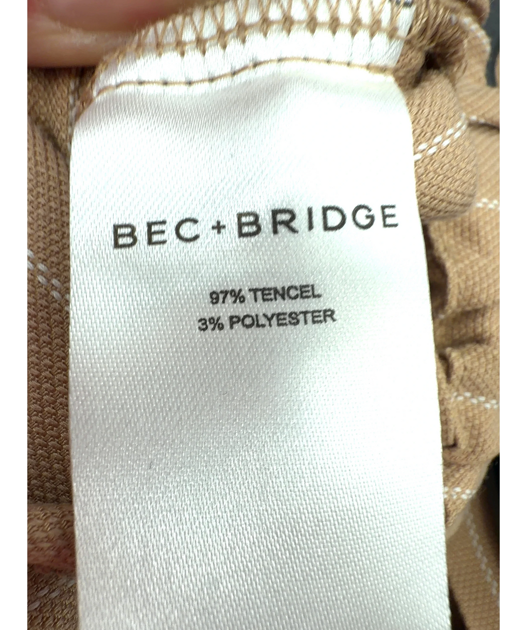 BEC+ BRIDGE camel Almeria Pant, size UK 10 — label