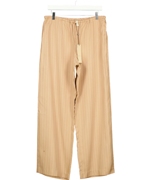 Bec+ Bridge Almeria Camel Pinstripe Trousers UK 10