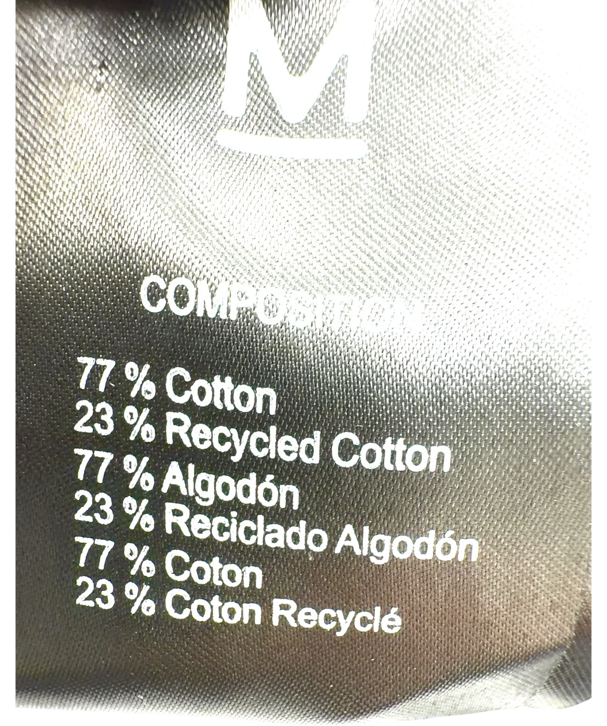 MADH Black Colour, size W31 — fabric detail