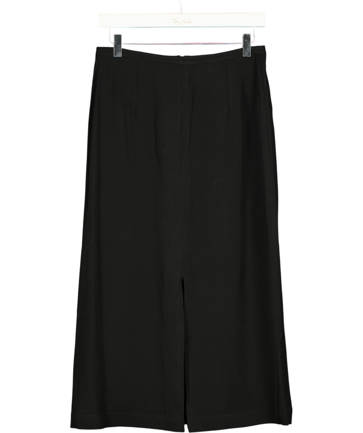 THE FRANKIE SHOP Black Judy Midi Skirt, size UK S — front