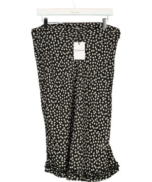 Susa Musa Meadow Skirt Black and White Ruffle Hem UK M