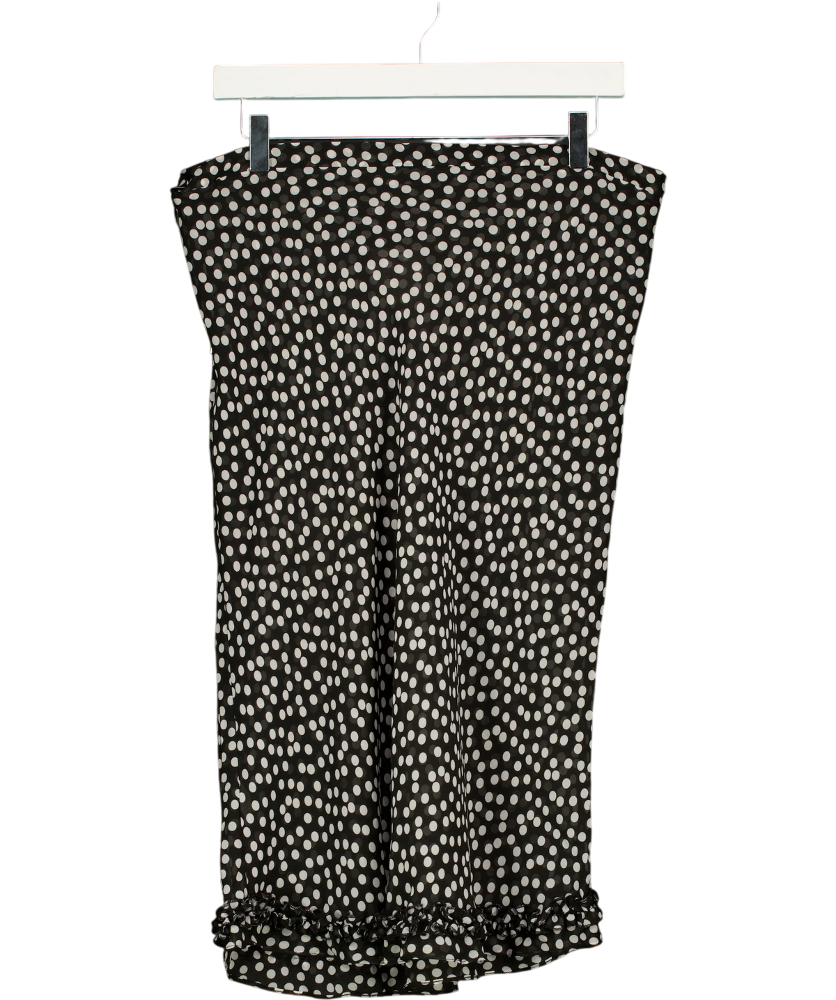 Susa Musa Black Meadow Skirt - Black Polka Dot, size UK M — back
