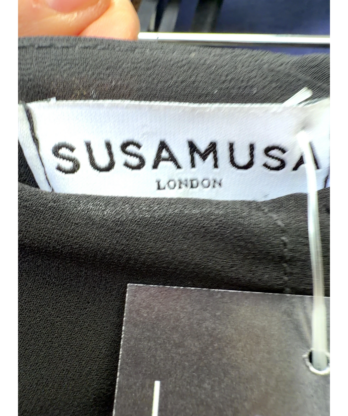 Susa Musa Black Colour, size UK S — detail