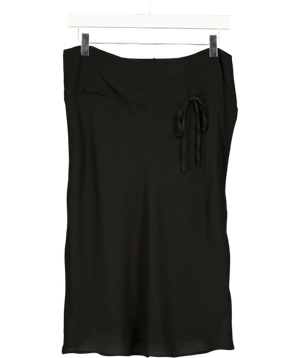 Susa Musa Black Drawstring Skirt UK S