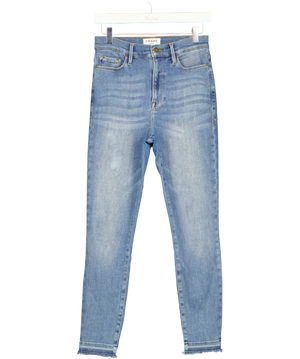 FRAME Ali High Rise Cigarette Jeans Stoney Blue W26 UK8