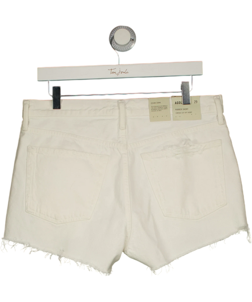 AGOLDE White Parker Vintage Cut-Off Short, size W29 — back
