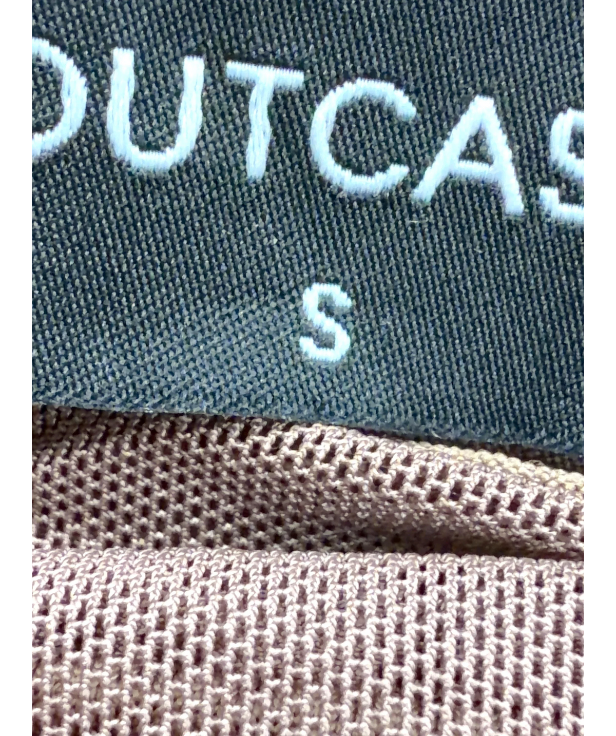 Outcast mocha Larnie pants, size UK S — care label