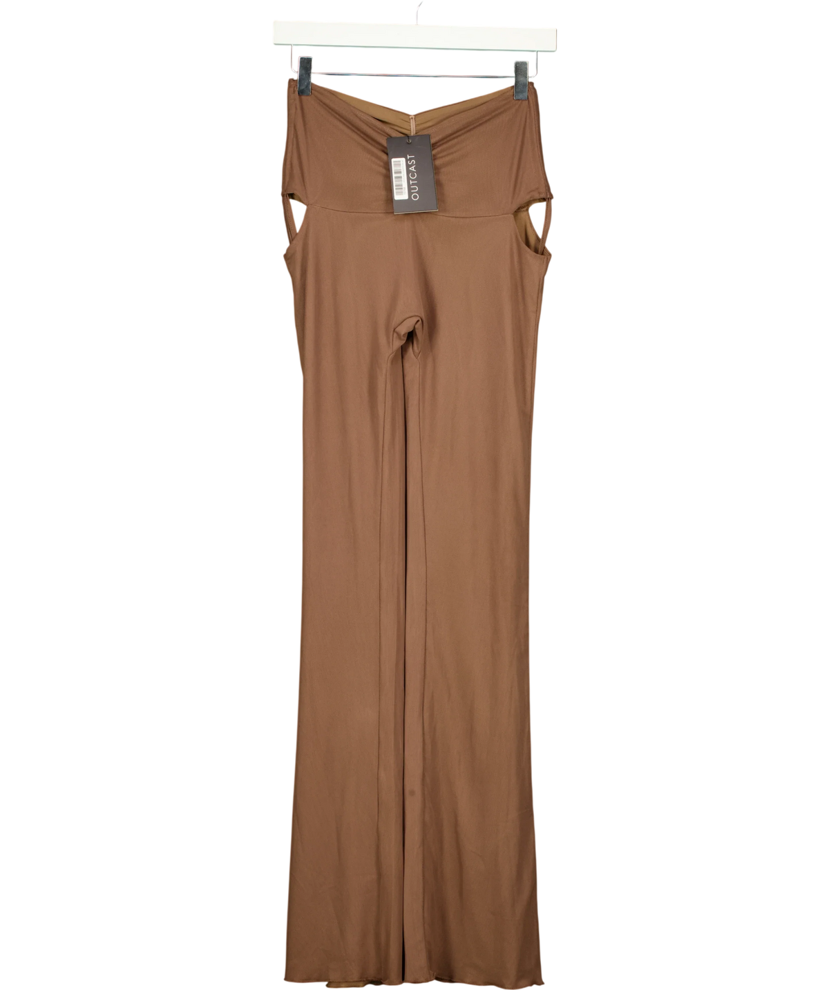 Outcast mocha Larnie pants, size UK S — front