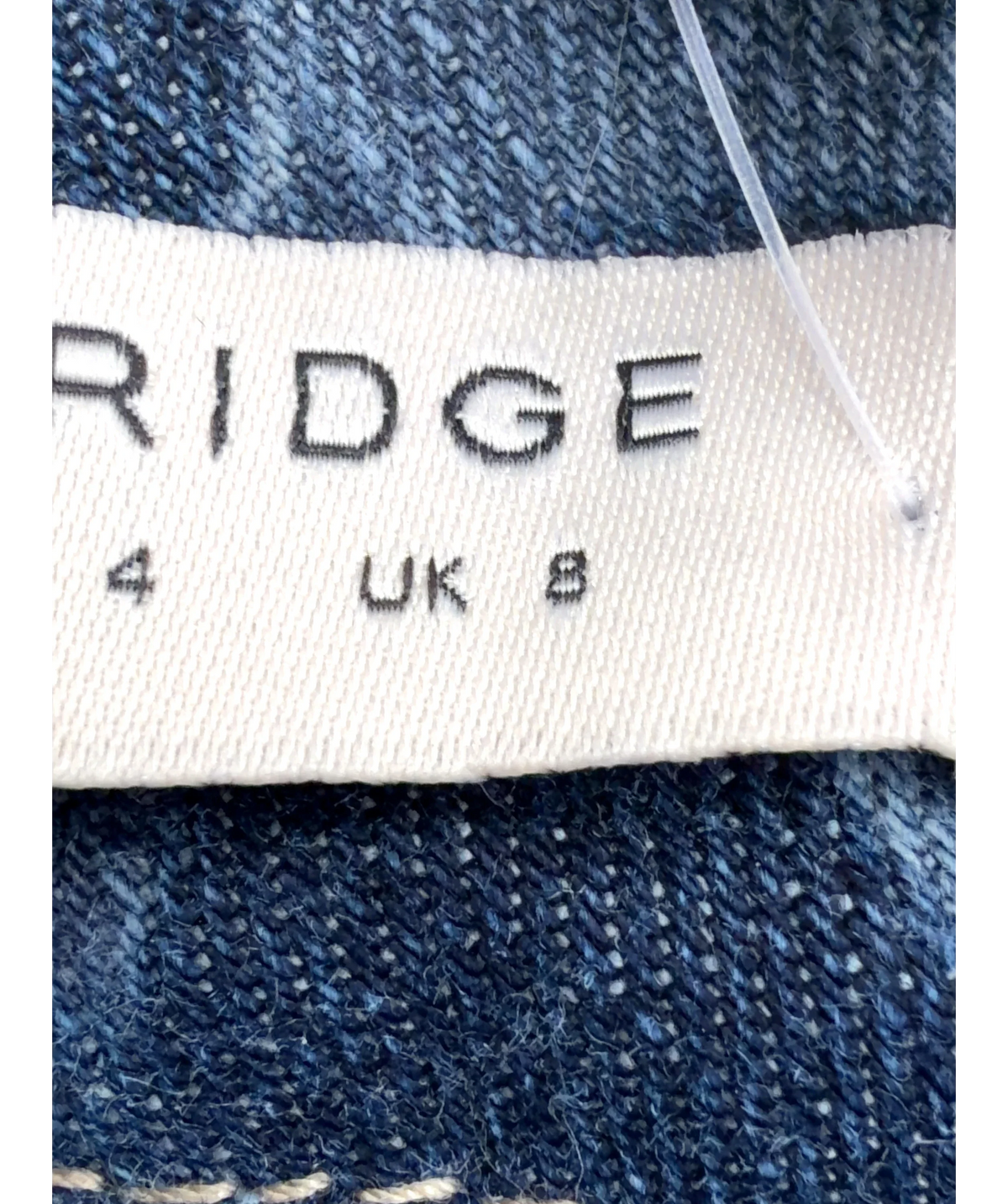 BEC+ BRIDGE Blue Royce Mini Skirt, size UK 8 — care label