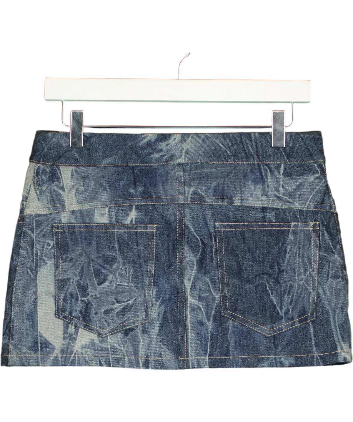 BEC+ BRIDGE Blue Royce Mini Skirt, size UK 8 — back
