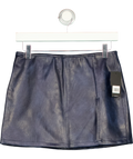 AFRM navy Olivia Skirt, size UK XS — front