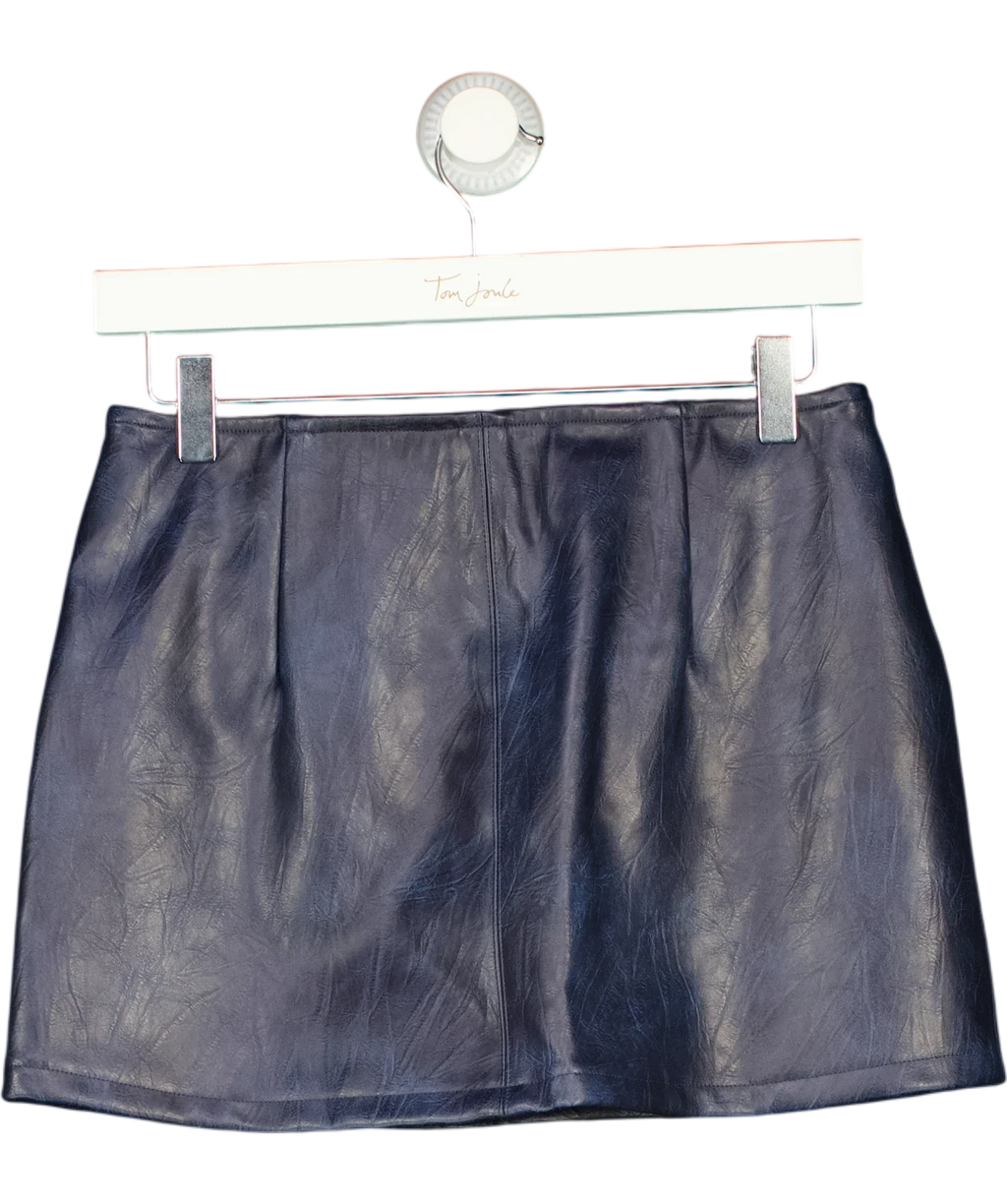 AFRM navy Olivia Skirt, size UK XS — back