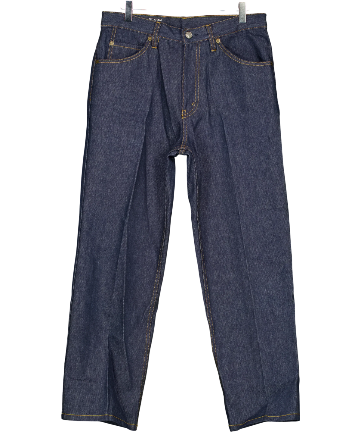 Victoria Beckham dark blue High Rise Straight Leg Grace jeans, size W28 — front