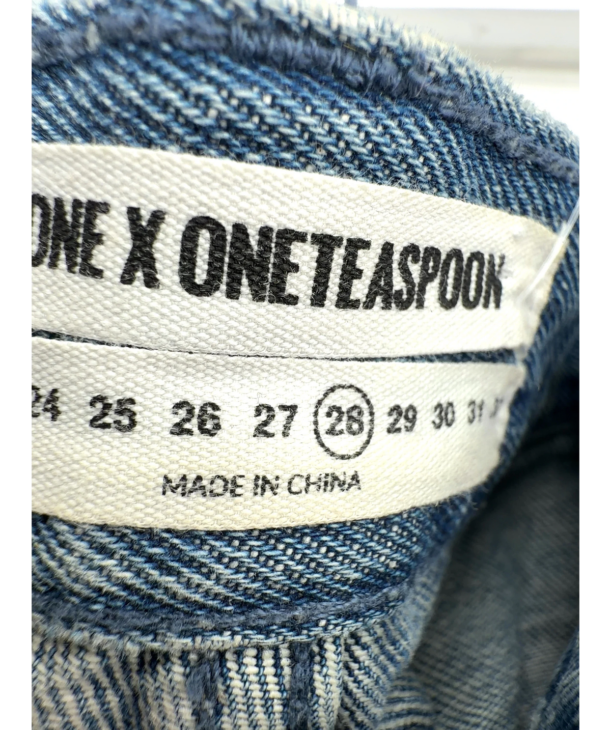 One Teaspoon Blue Colour, size W28 — detail