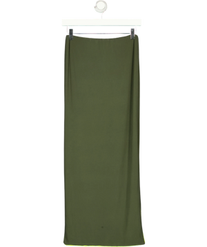 Amazon Green Elasticated Maxi Skirt UK S