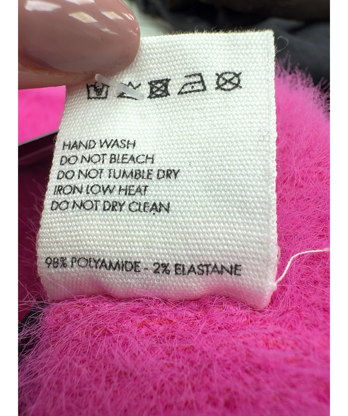 JACQUEMUS Pink Colour, size UK 10 — label