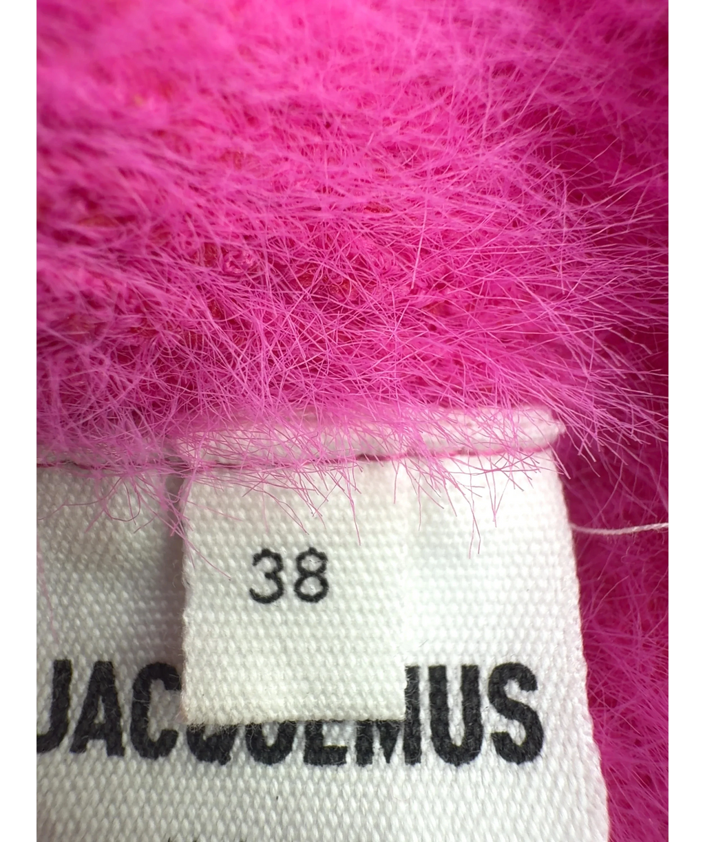 JACQUEMUS Pink Colour, size UK 10 — care label