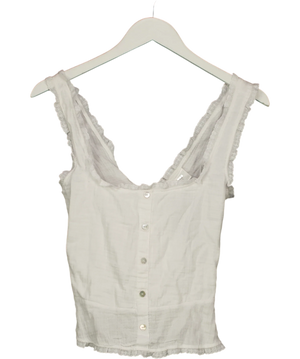 Minka Dink London Lola White Top UK XS