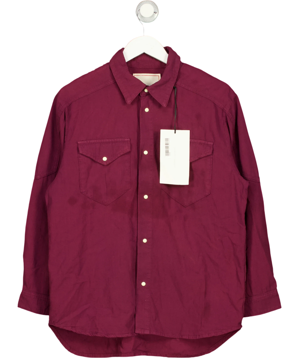Jeanerica burgundy Uma, size UK XS — front