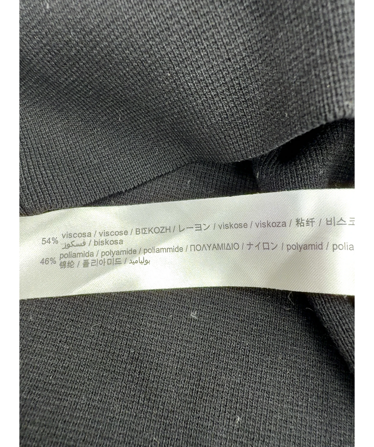 ZARA Black Colour, size UK M — label