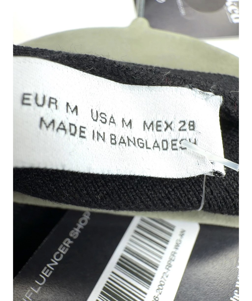 ZARA Black Colour, size UK M — care label