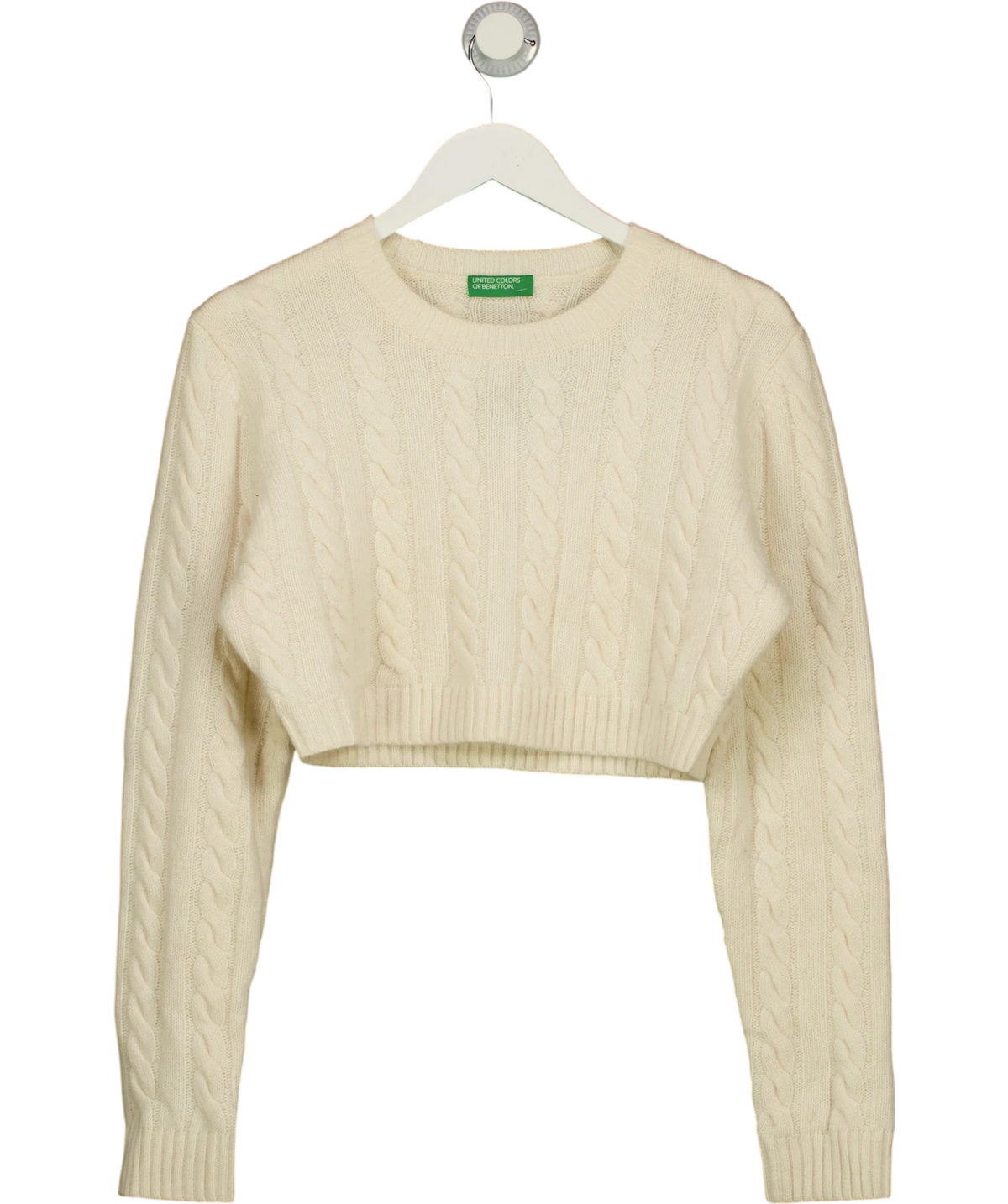 Benetton cream Colour, size UK L — front