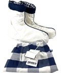 Hästens White DOWN BOOTS, size UK L — front