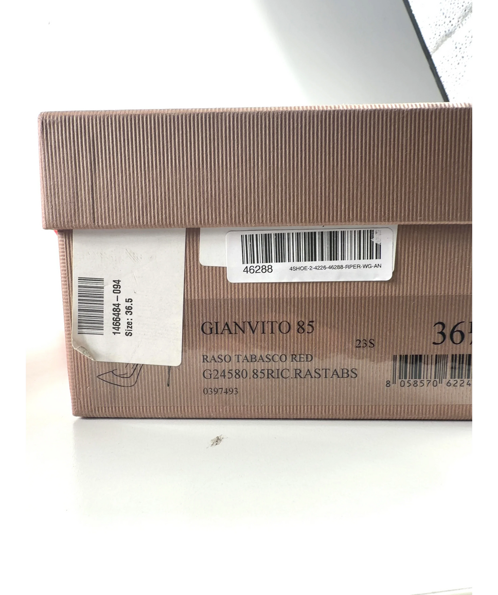 Gianvito Rossi Red Raso Tabasco Red, size UK 3.5 EU 36.5 👠 — additional view