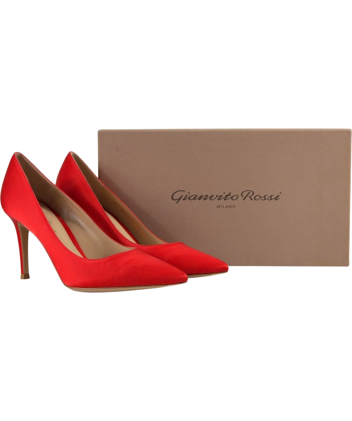 Gianvito Rossi Red Raso Tabasco Red, size UK 3.5 EU 36.5 👠 — view 9