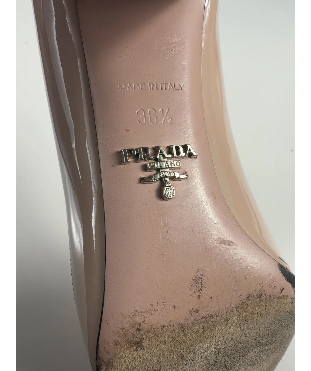 Prada Beige CALZATURE DONNA, size UK 3.5 EU 36.5 👠 — fabric detail