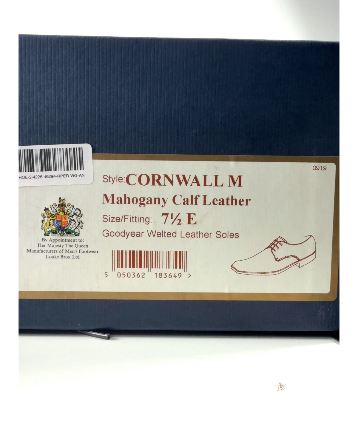 Loake Brown CORNWALL M, size UK 7.5 EU 41.5 👞 — additional view