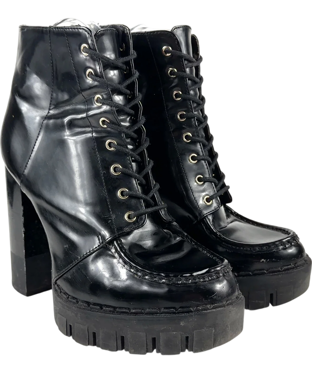 ZARA TRAFALUC Black Colour, size UK 6 EU 39 👠 — front