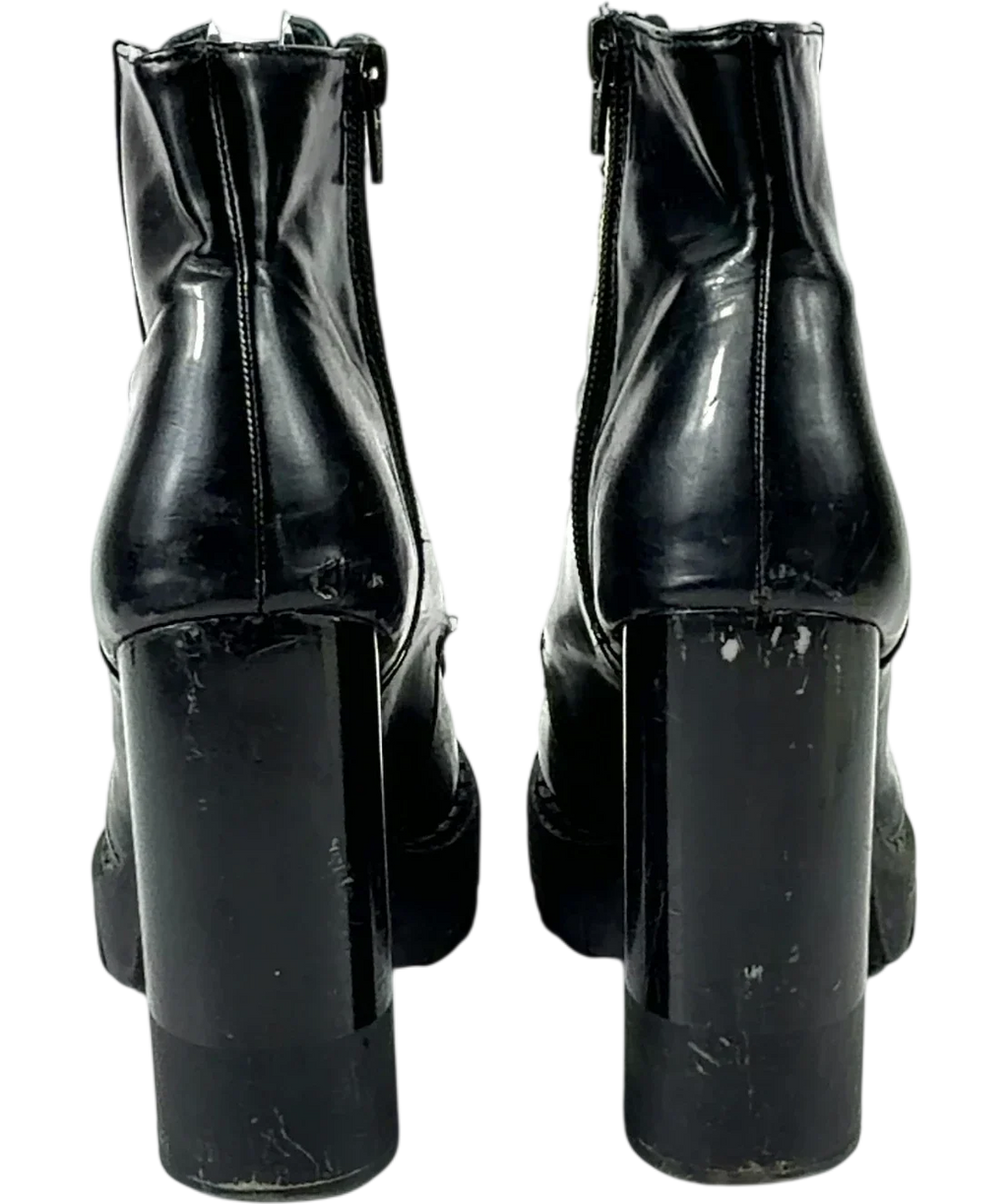 ZARA TRAFALUC Black Colour, size UK 6 EU 39 👠 — back