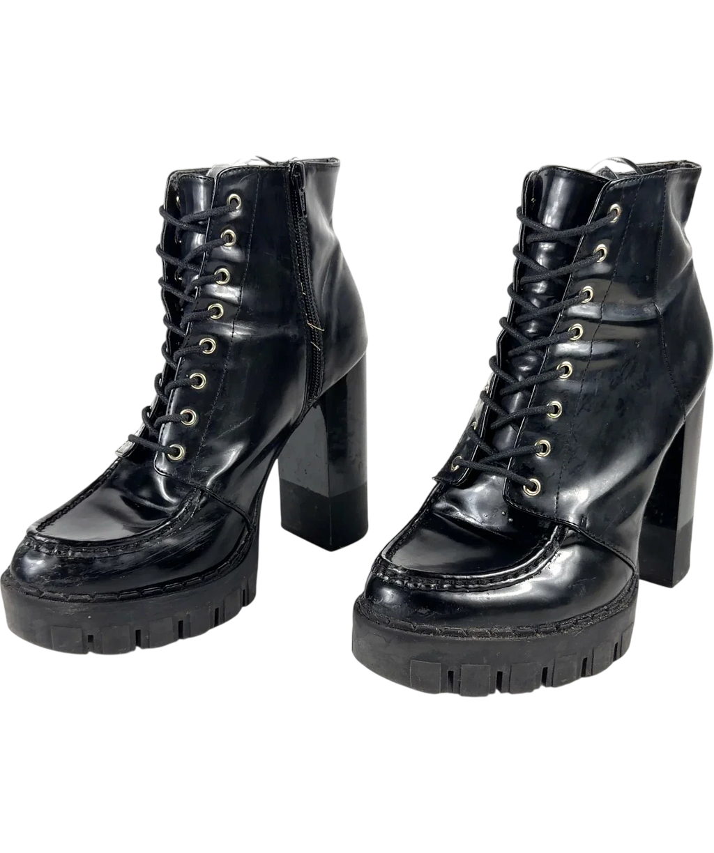 ZARA TRAFALUC Black Colour, size UK 6 EU 39 👠 — label