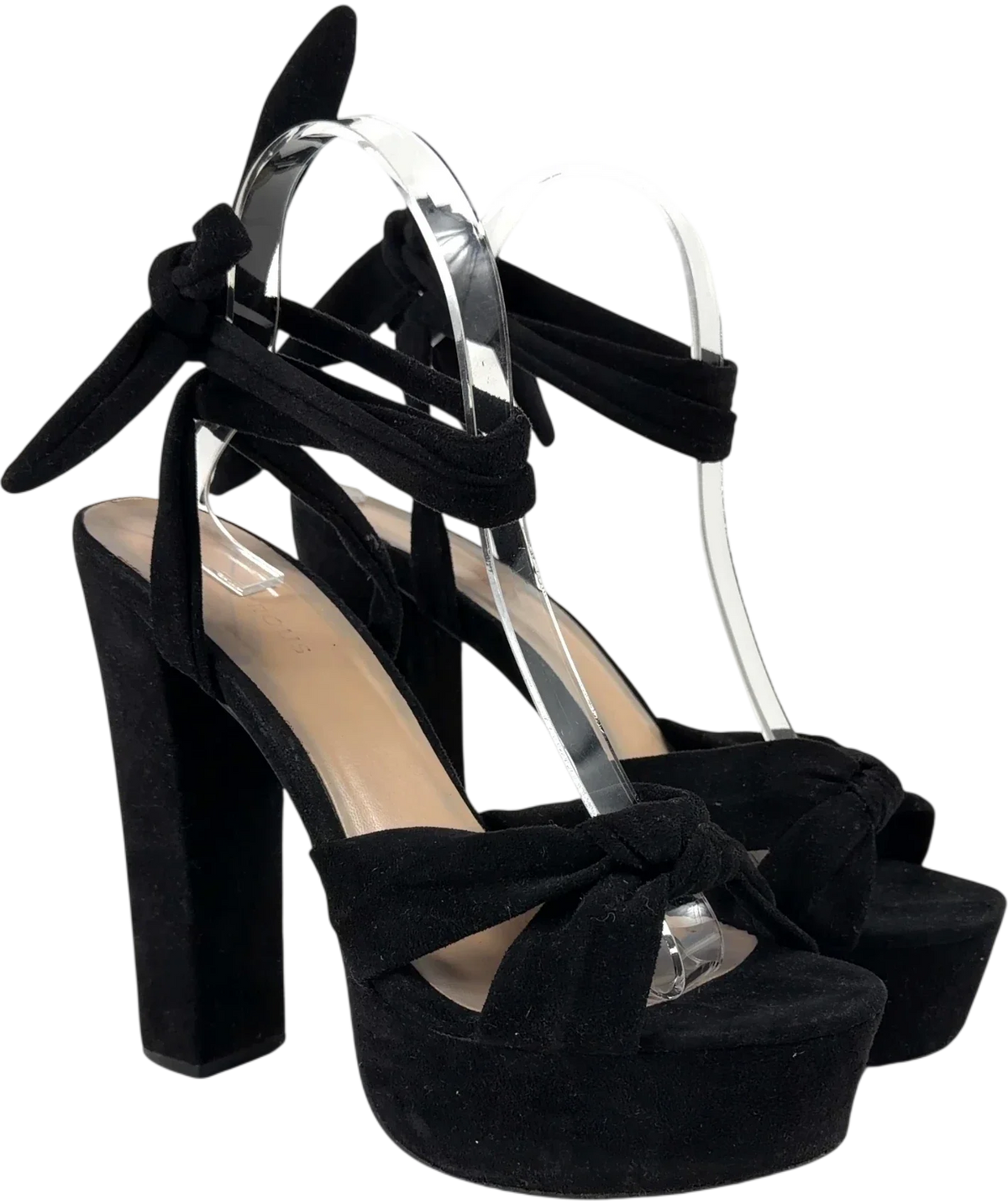 Glamorous Black Colour, size UK 6 EU 39 👠 — front