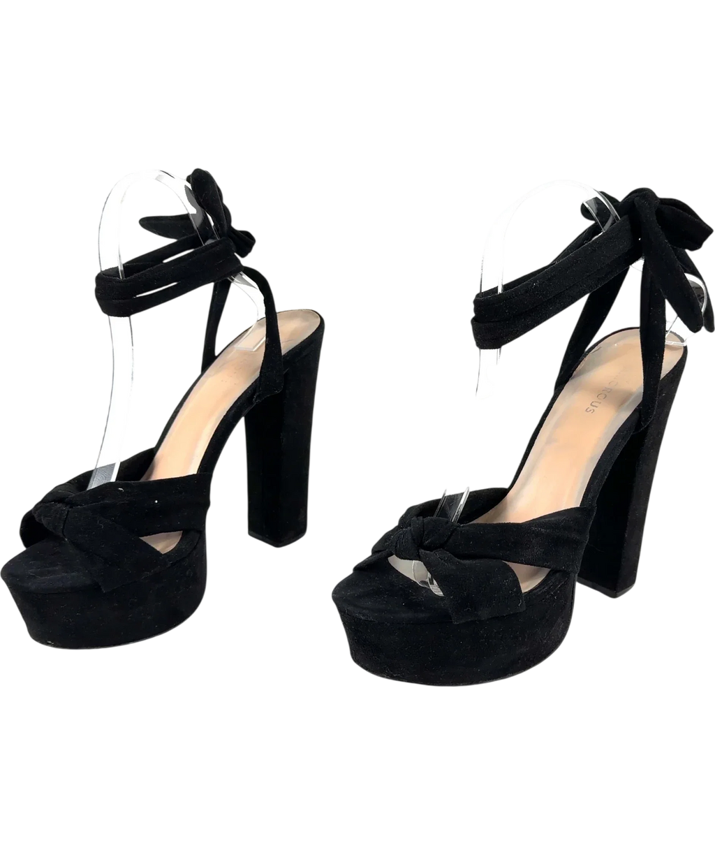 Glamorous Black Colour, size UK 6 EU 39 👠 — label