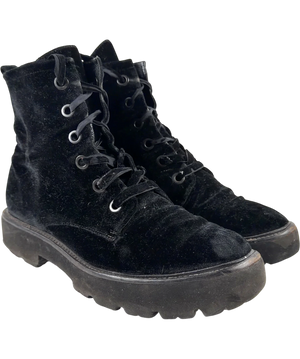 Kennel & Schmenger Black Velvet Combat Boot UK 6 EU 39