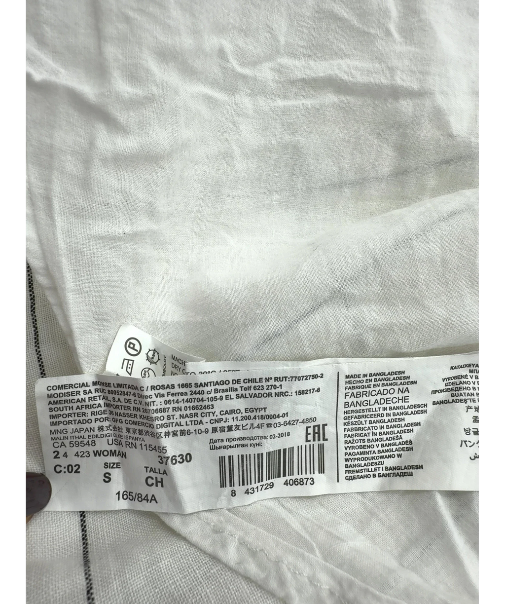 MNG White Colour, size UK S — fabric detail