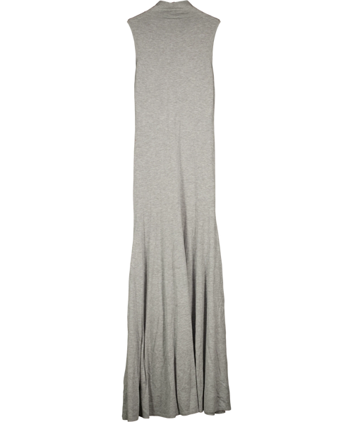 Bardot Grey Astoria Knit Maxi Dress, size UK 10 — back